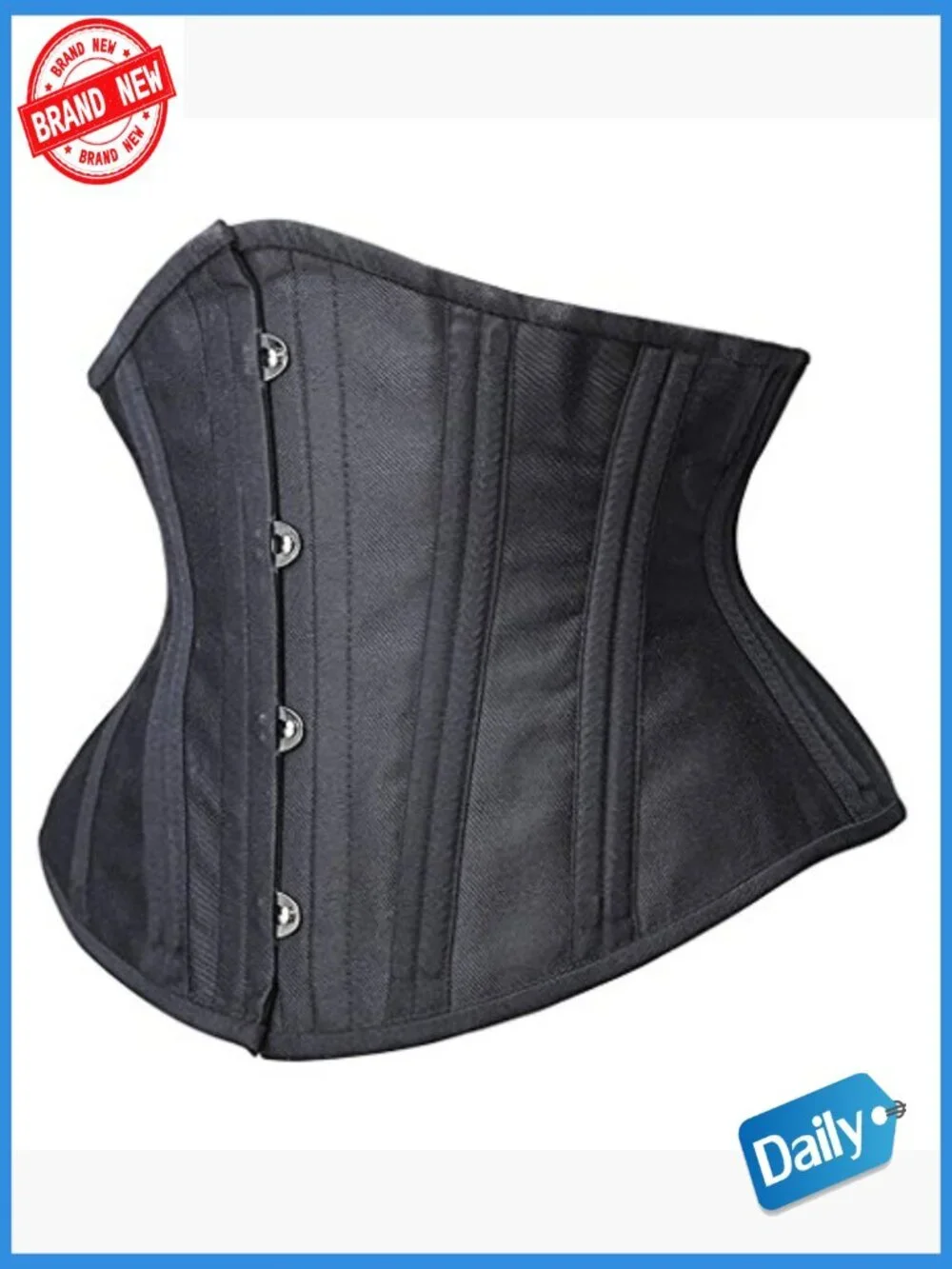 Heavy Duty Steel Boned Waist Trainer Corset Underbust Body Shaper Shapewear
